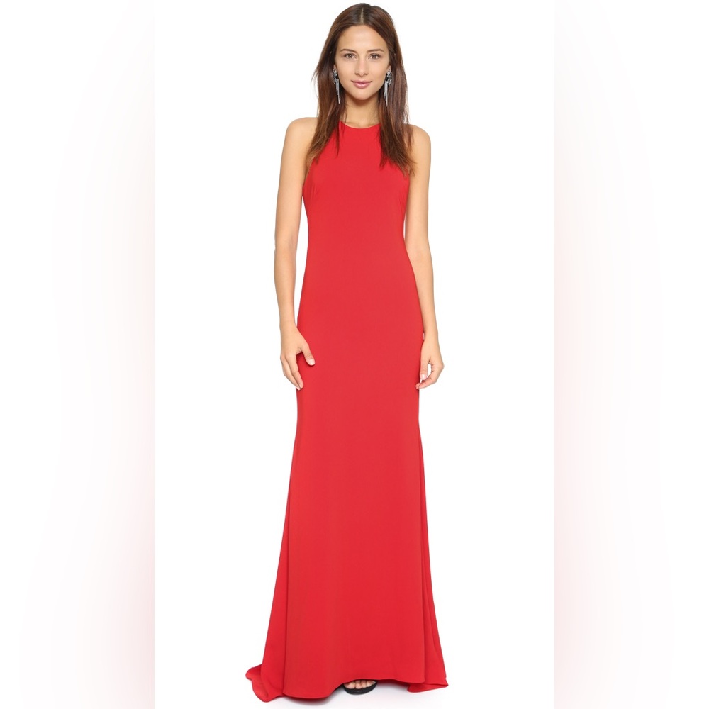 Badgley Mischka Odessa Halter Gown